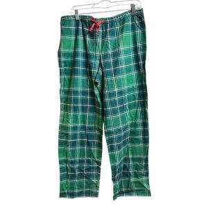 Life Is Good Women's Pajama Pants Large Green Blue White
